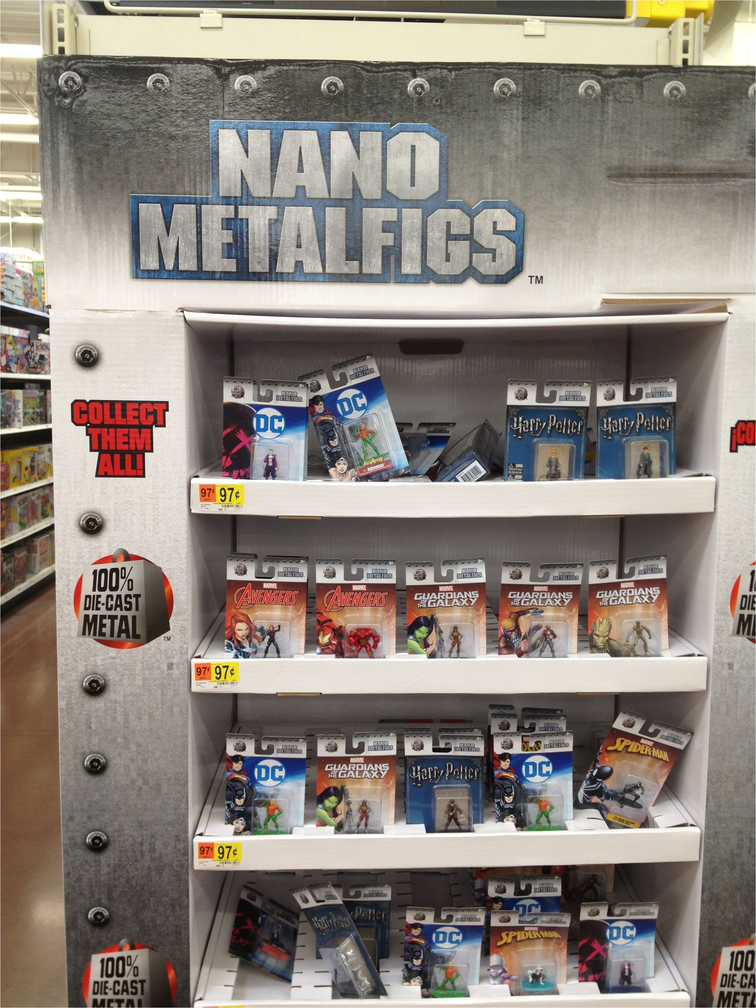 nano metalfigs walnart display