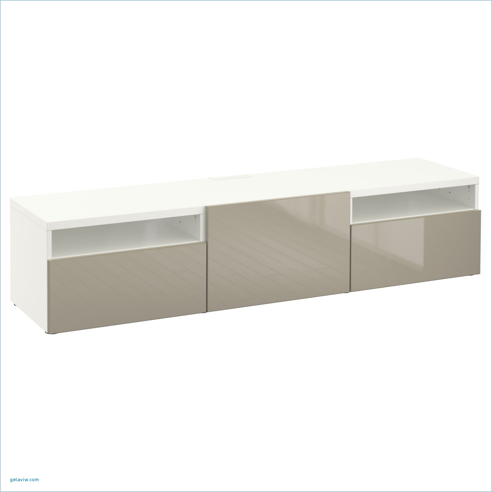 ikea best tv bench white selsviken high gloss beige cm the drawers and door have