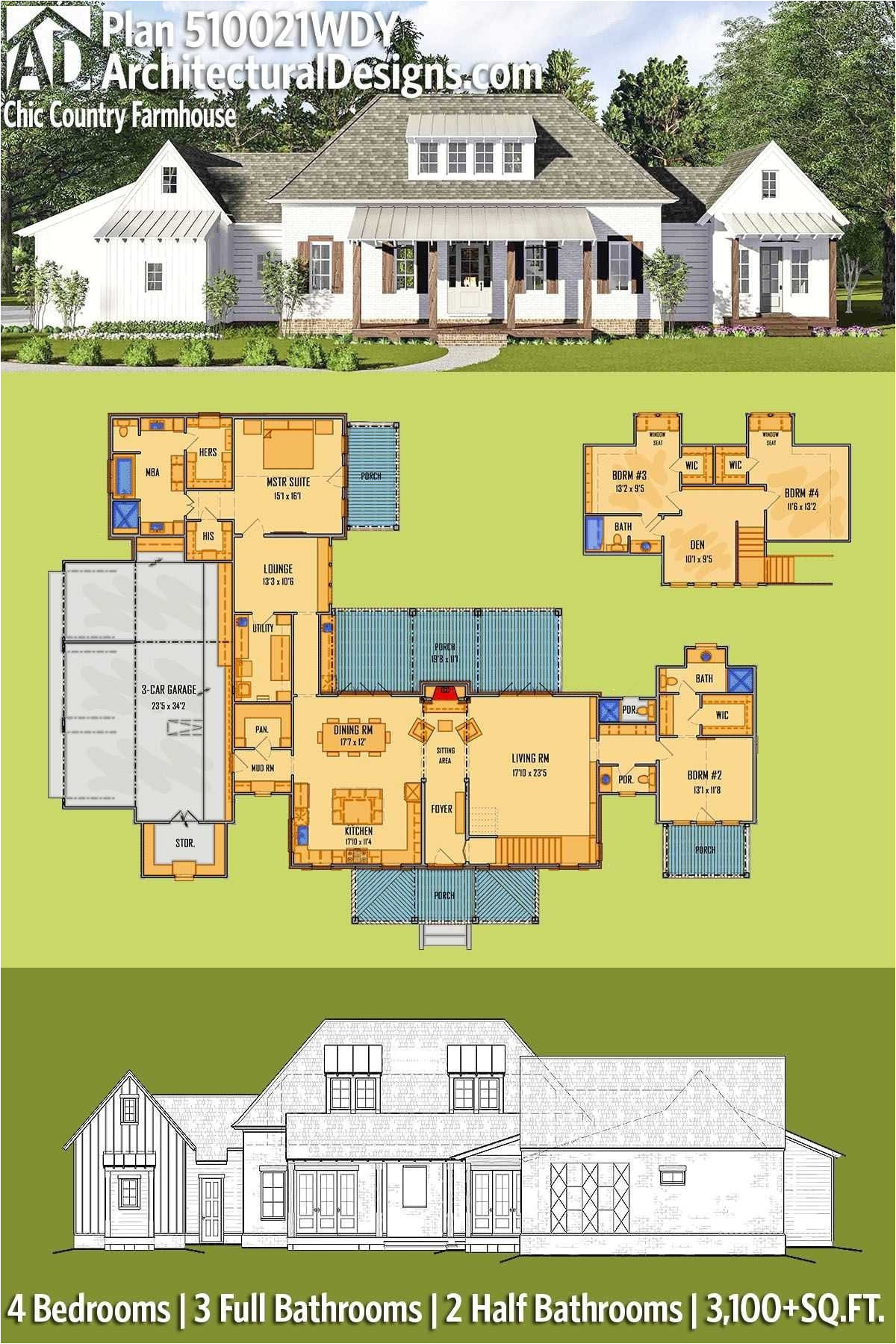 federal style house plans lovely colonial house plans 3 car garage best lexar homes floor plans