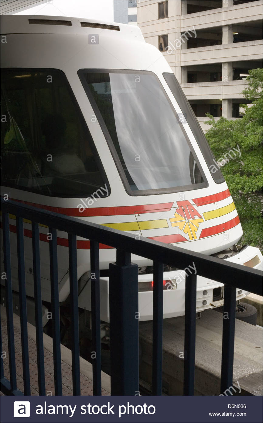 skyway train in jacksonville florida stock image