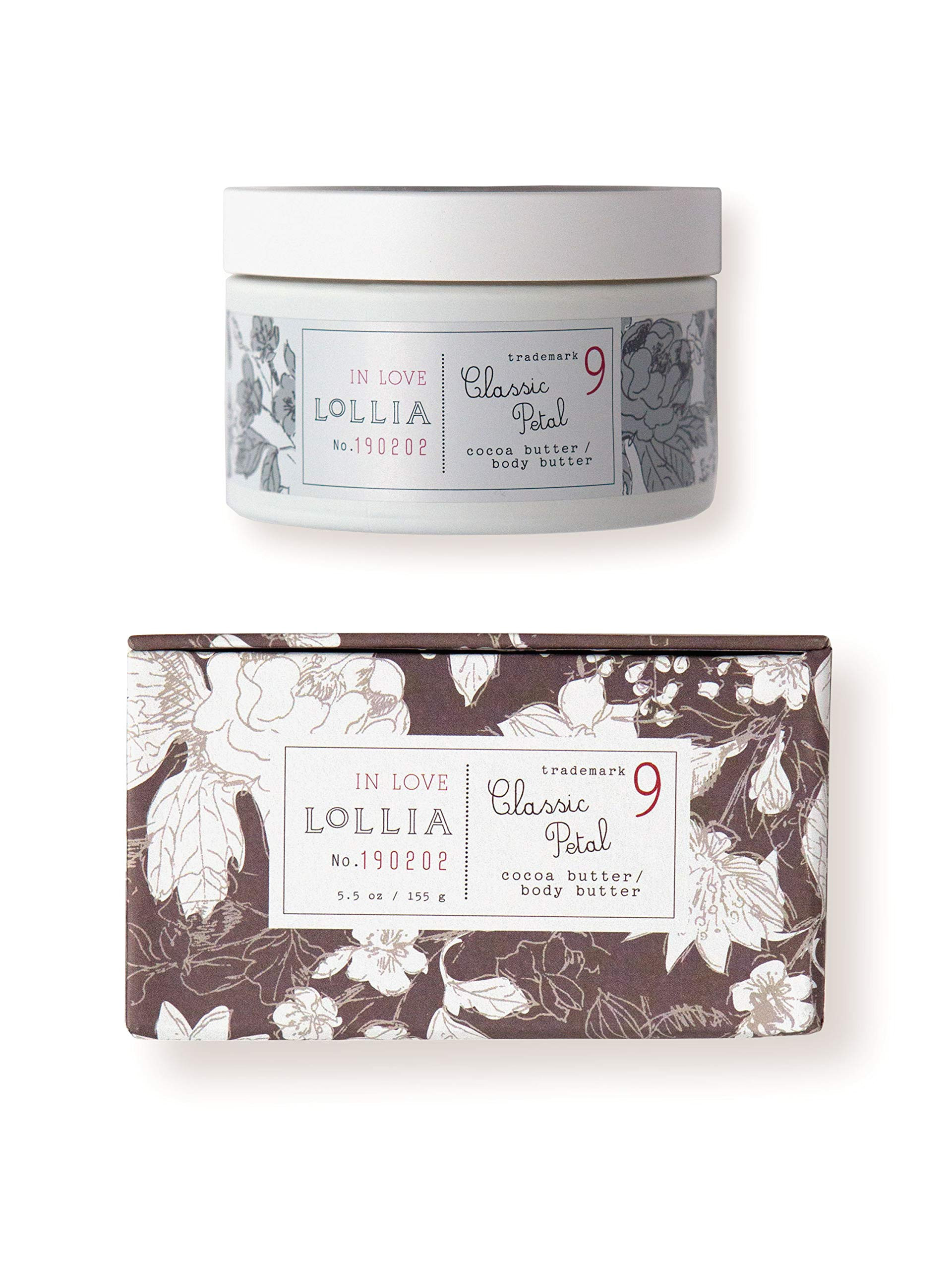 lollia in love whipped body butter margot elena s classic petal body cream 5 5 oz