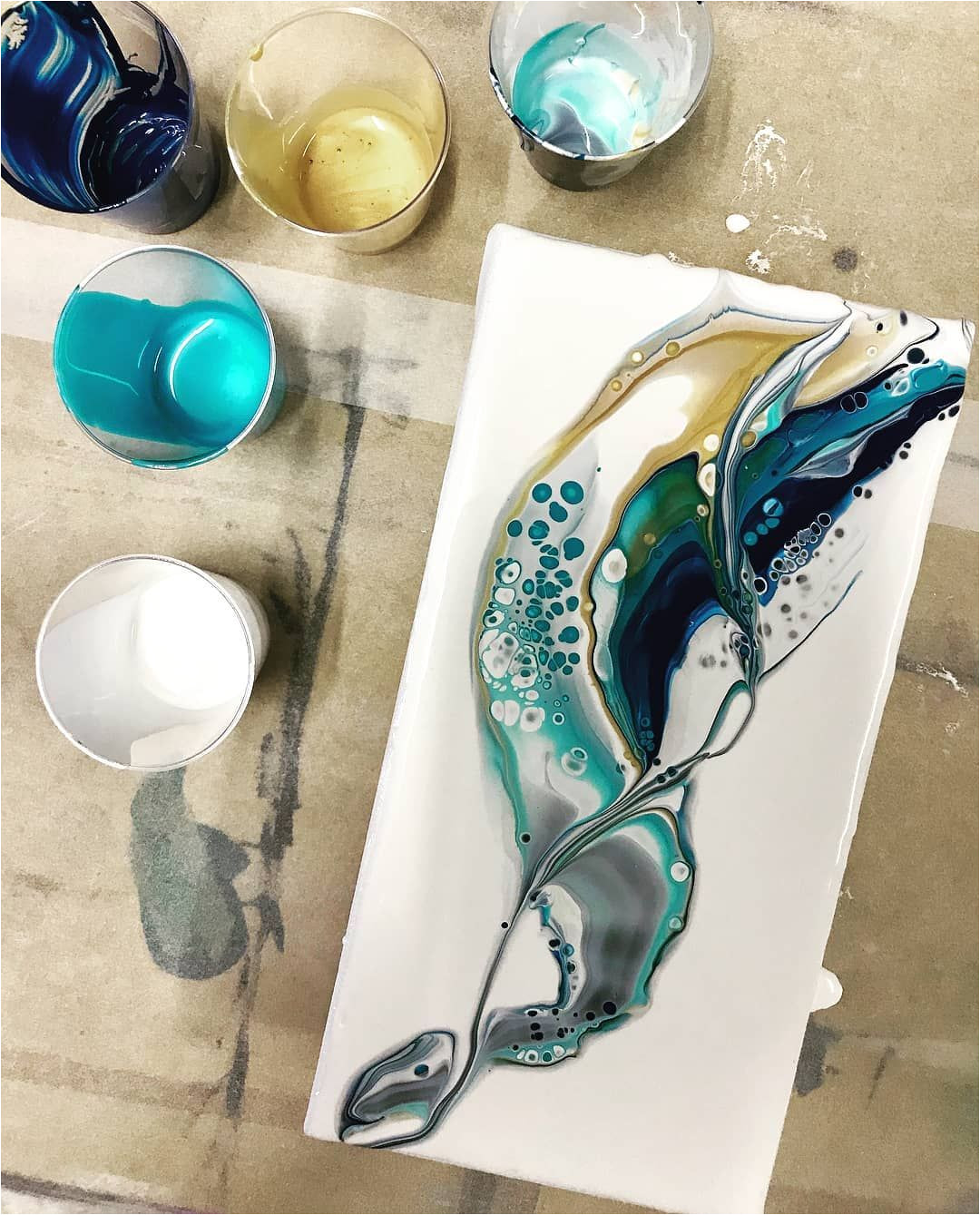 melted crayon art using a hot glue gun in 2019 paint pouring acrylic pouring acrylic pouring art art