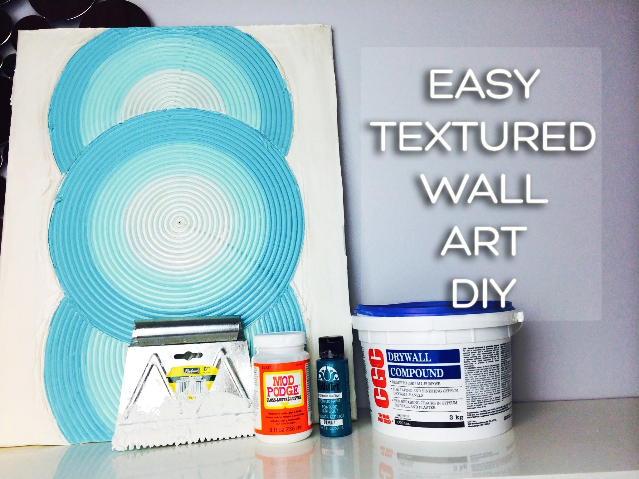 try a new medium drywall mud can be used on canvas or walls check out these tips drywallmud artistmediums clay www onemorepress com