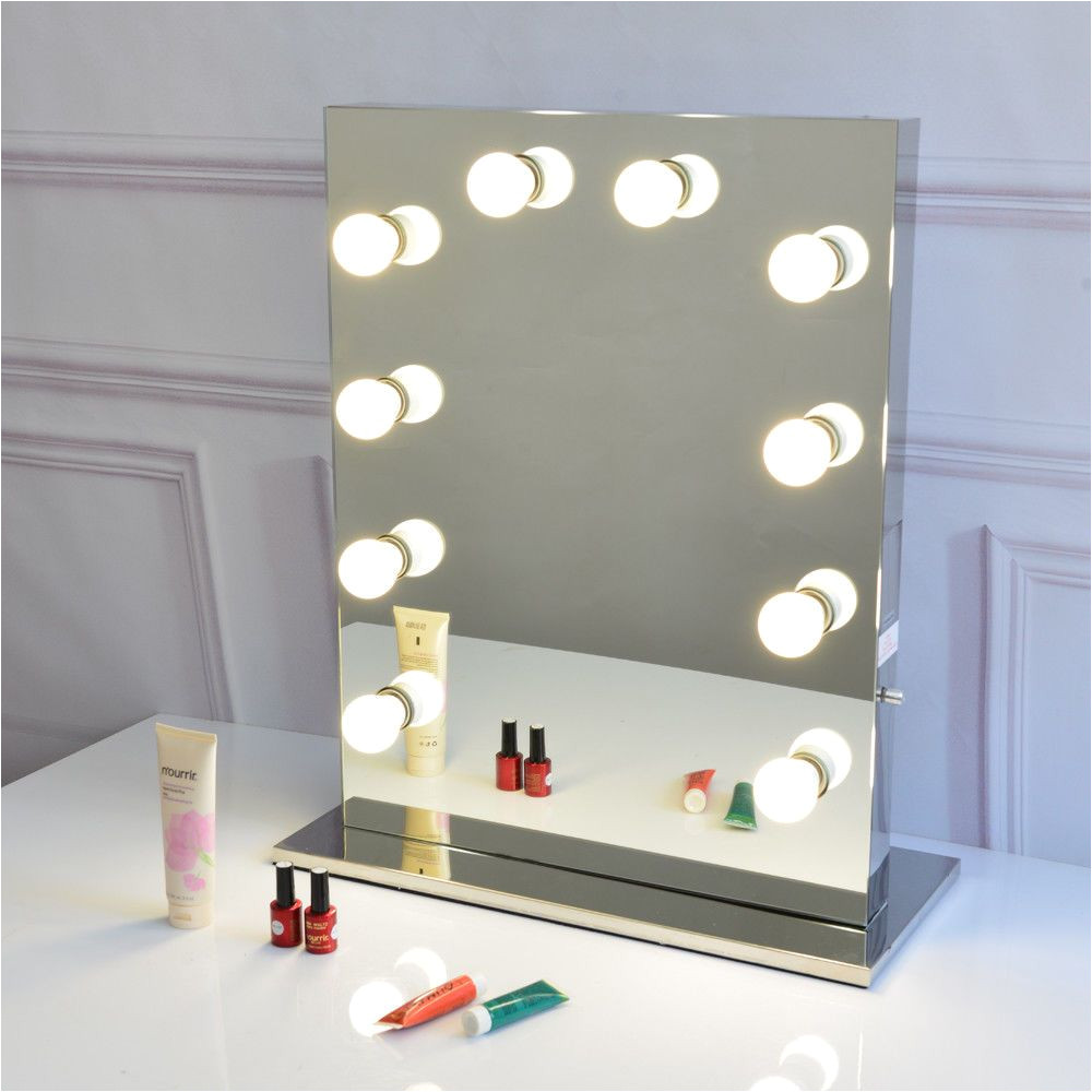 12 decorate full size led globe style bulbs included free hollywood makeup mirror led