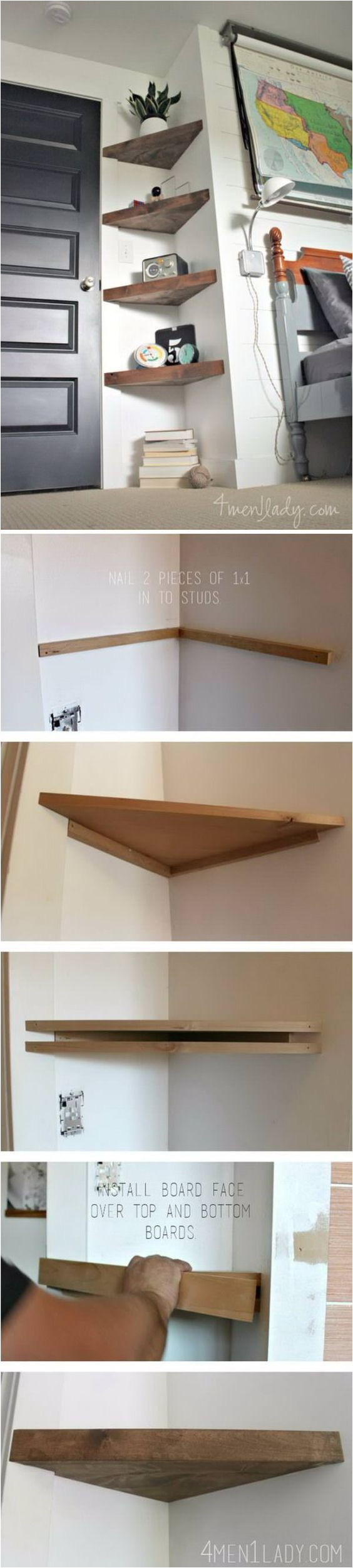 20 diy corner shelves to beautify your awkward corner a great way to use those wasted spaces perfect if you re shirt on storage too