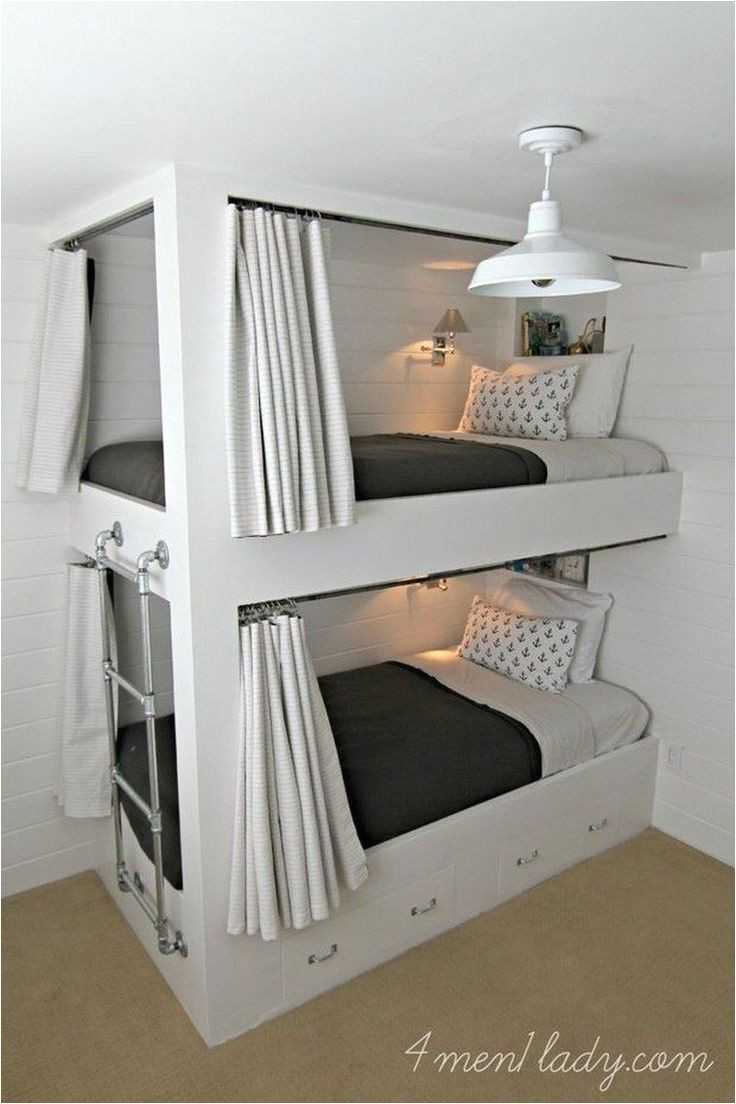 cool and functional built in bunk beds ideas for kids10