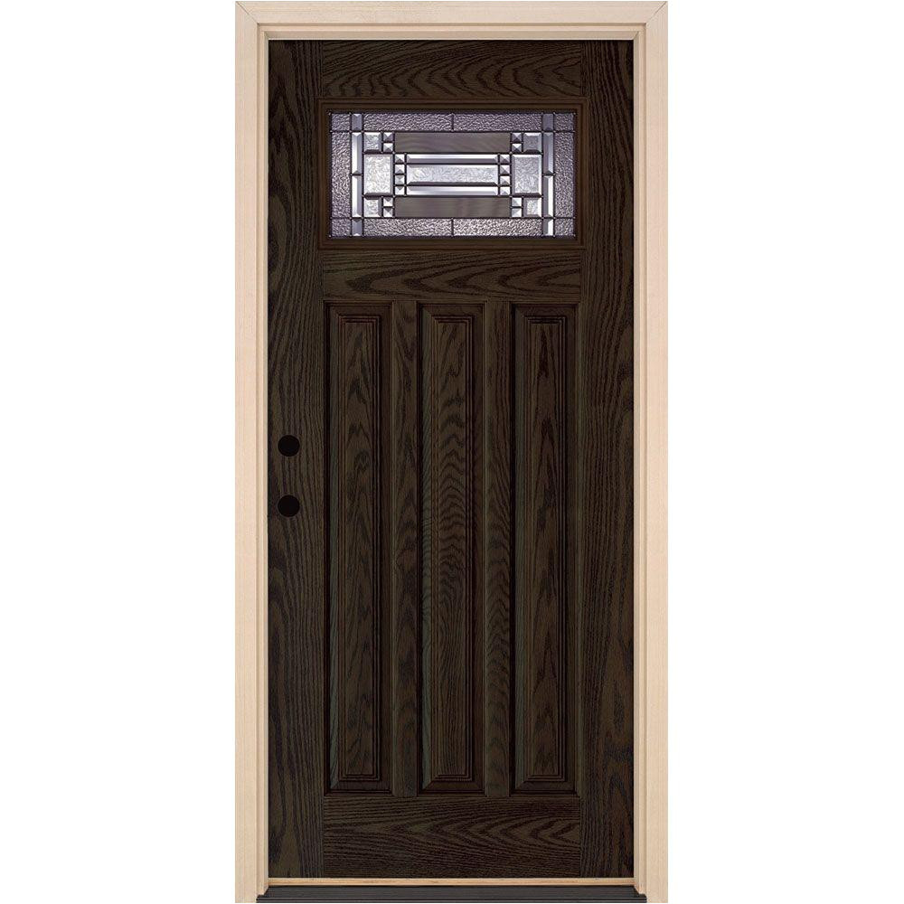 feather river doors 37 5 in x 81 625 in preston patina craftsman 1 4