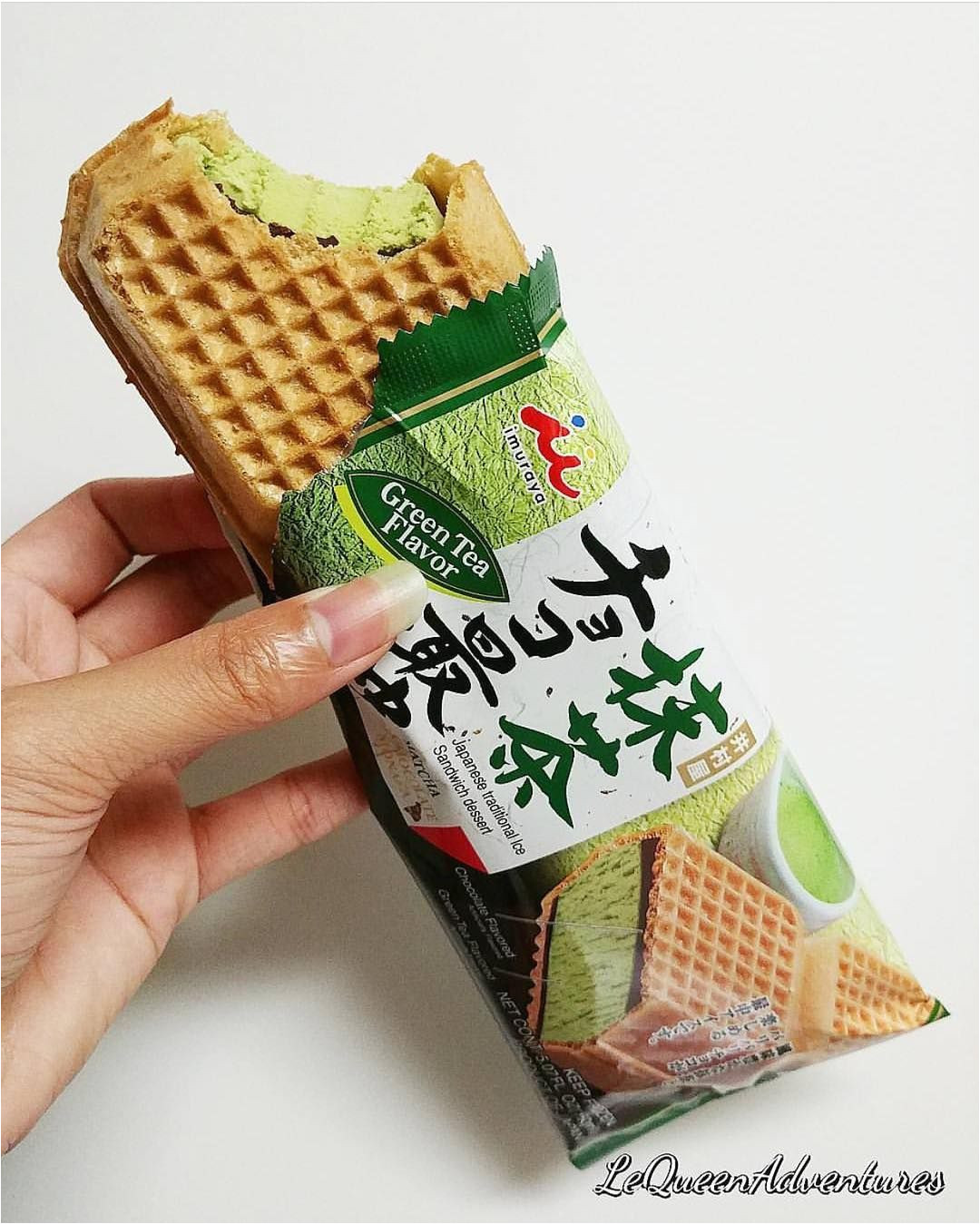 this is nearly everyone s favorite matcha ice cream matcha ice cream waffle