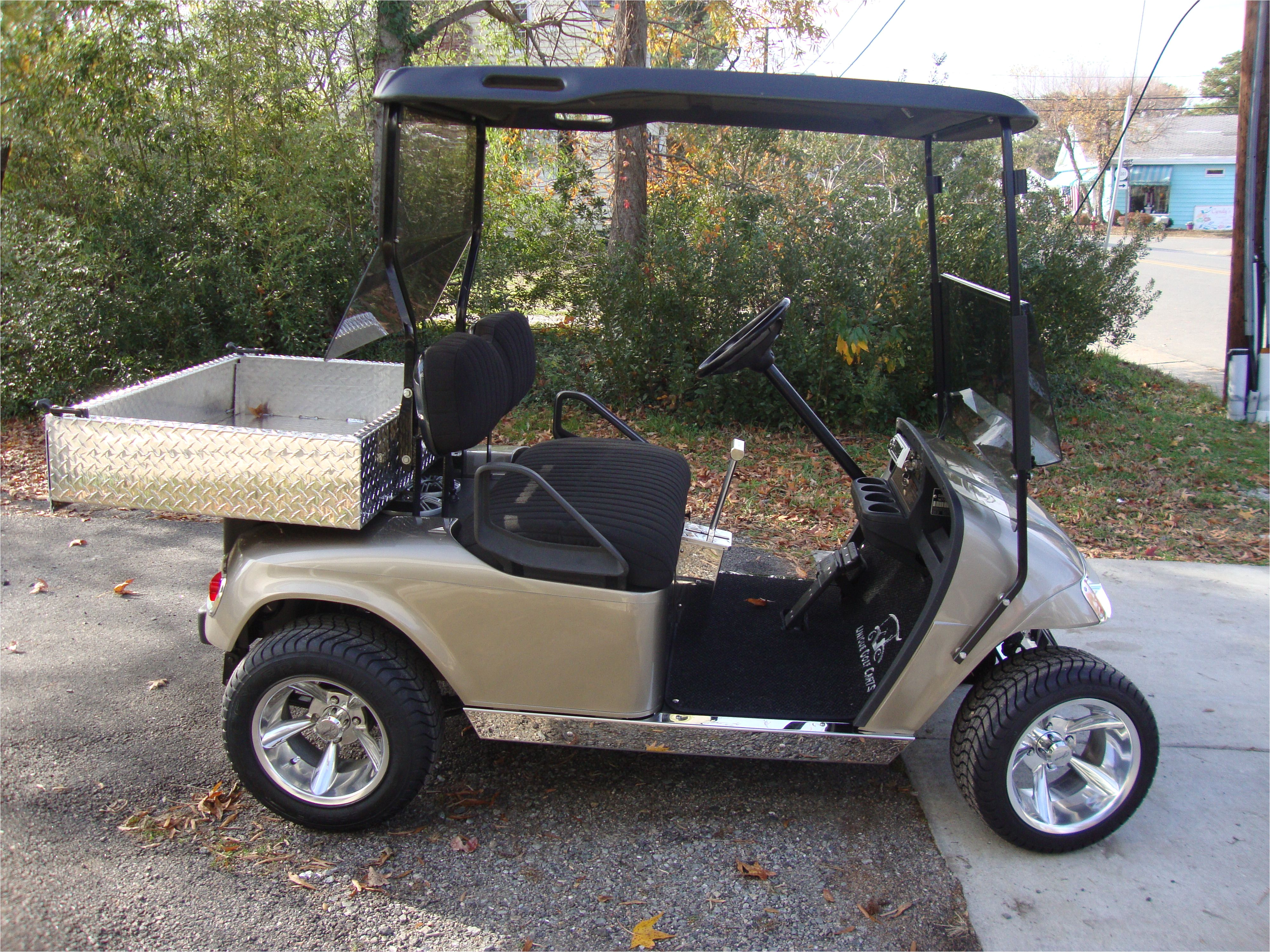 golf cart painted almond pearl gas with high performance header mine cart golf score