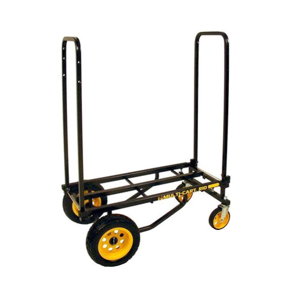 amazon com rock n roller r10rt max 8 in 1 folding multi cart hand truck dolly platform cart 34 to 52 telescoping frame 500 lbs