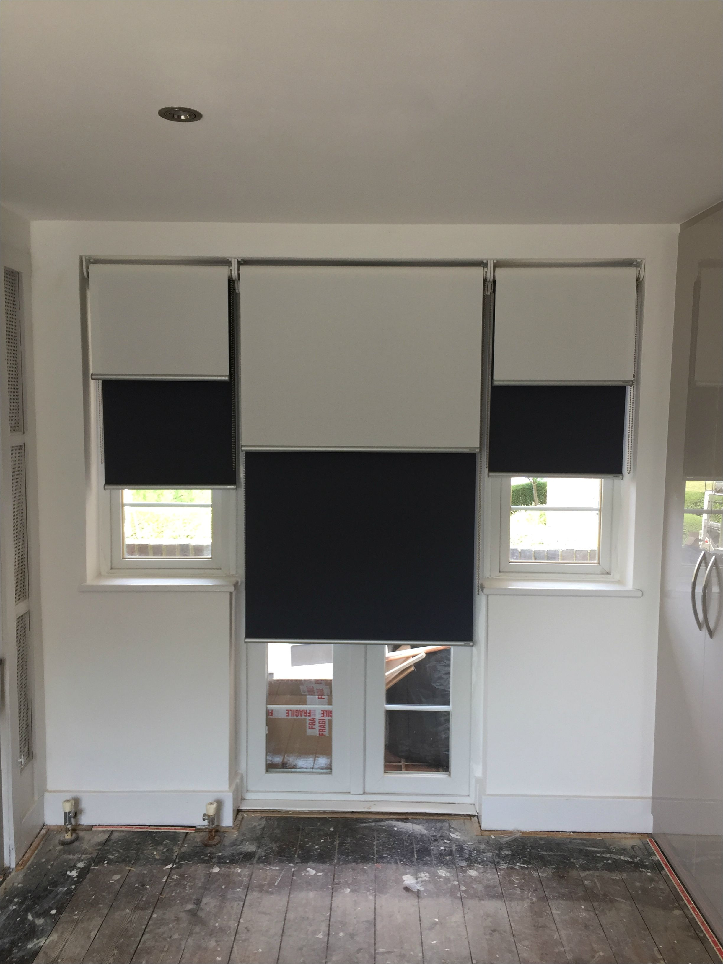 double dual roller blinds blackout and sunscreen roller blinds blinds for french doors made to measure modern blinds chiswick