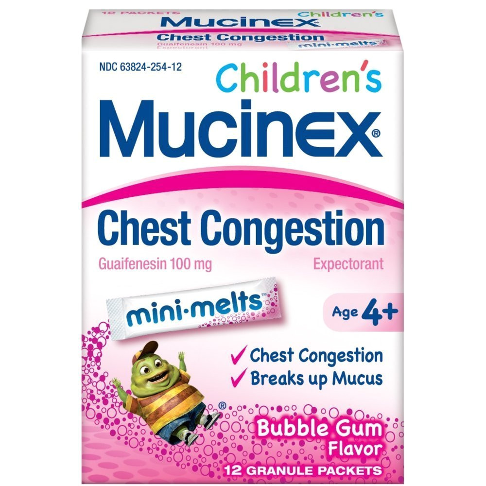 Mucinex Mini Melts Near Me Amazon Com Mucinex Children S Chest Congestion Expectorant Mini