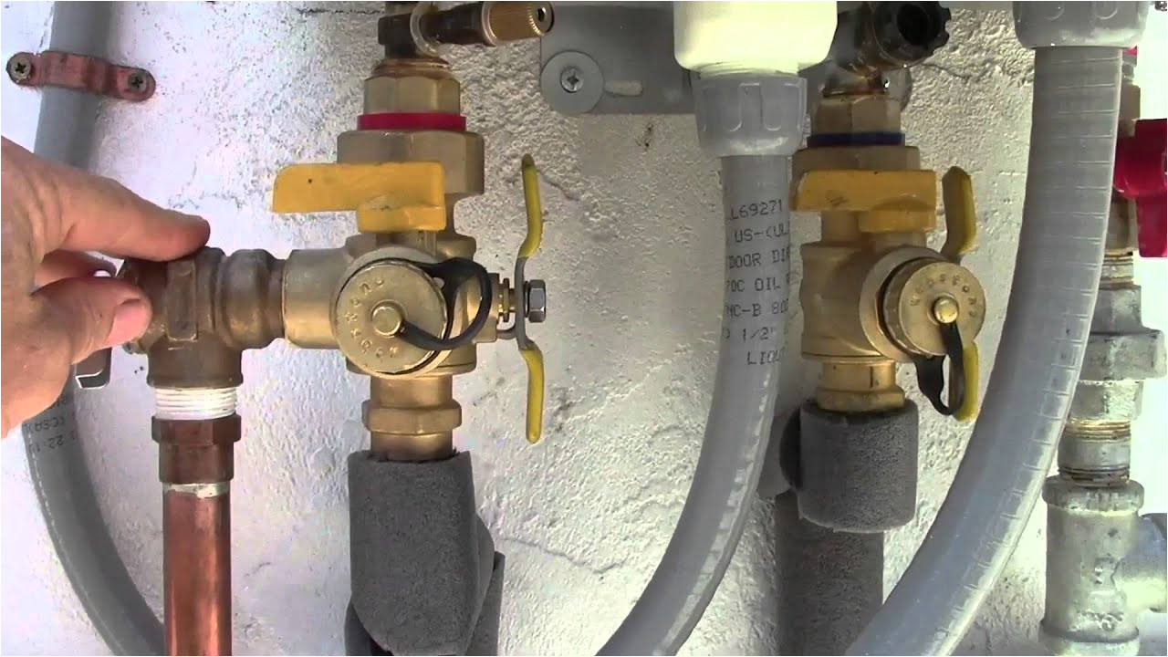 how to flush a pressure relief valve on a tankless water heater