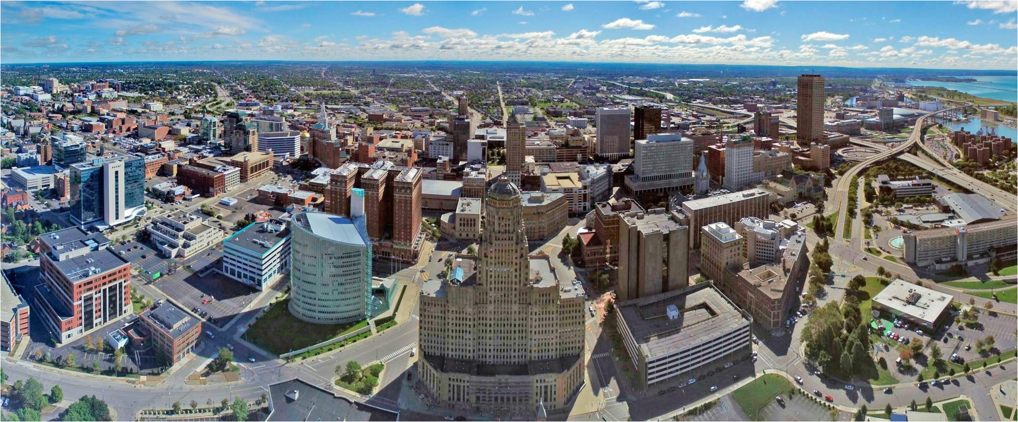 aerial photo of buffalo ny skyline jpg