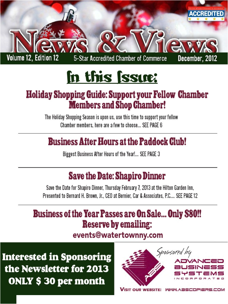 december news views newsletter from the greater watertown north country chamber of commerce electronic health record health informatics