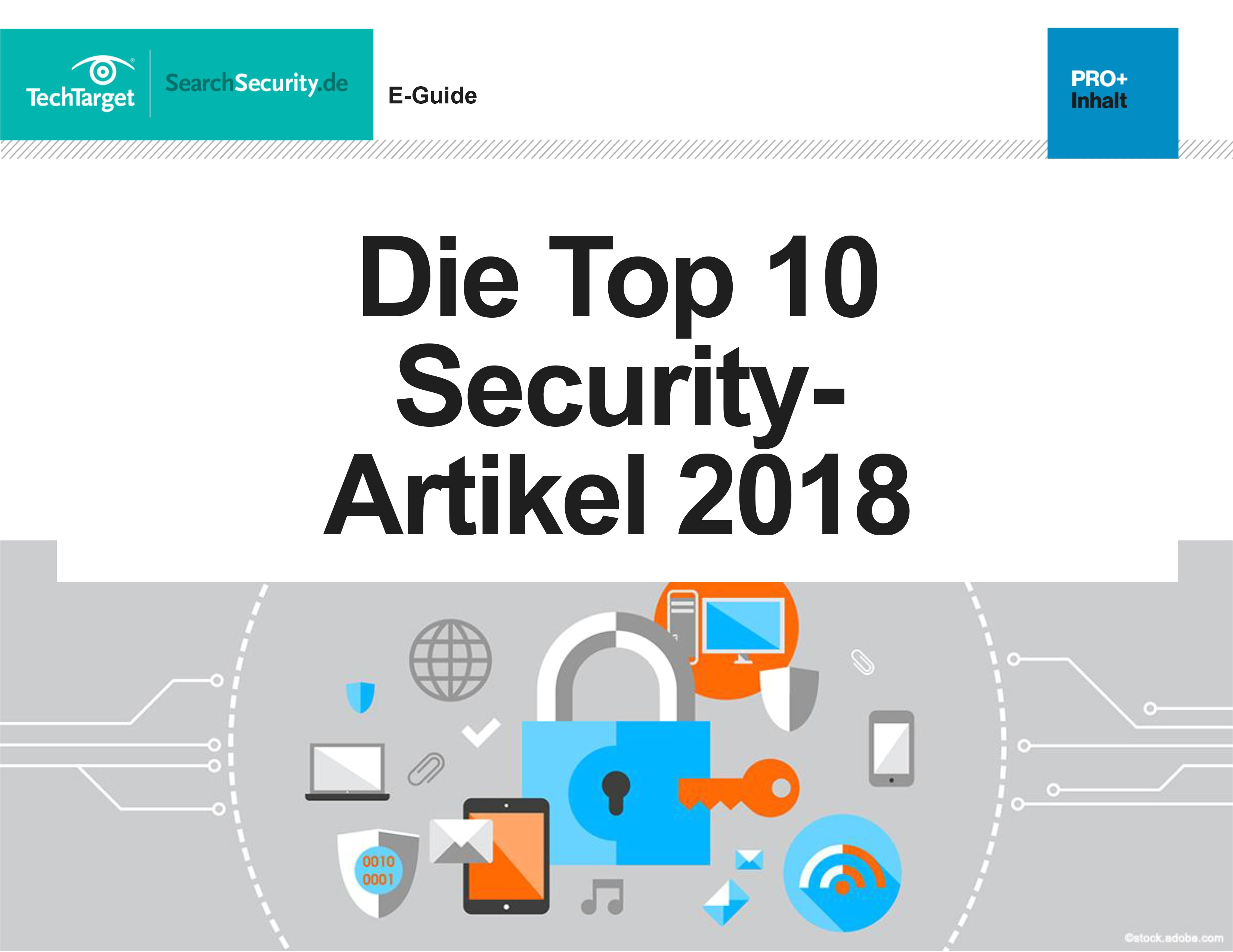 die top 10 security artikel 2018