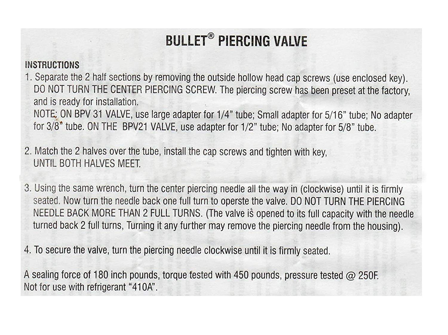 amazon com supco bpv31 bullet piercing tap valve 1 4 in 5 16 in 3 8 in od home improvement