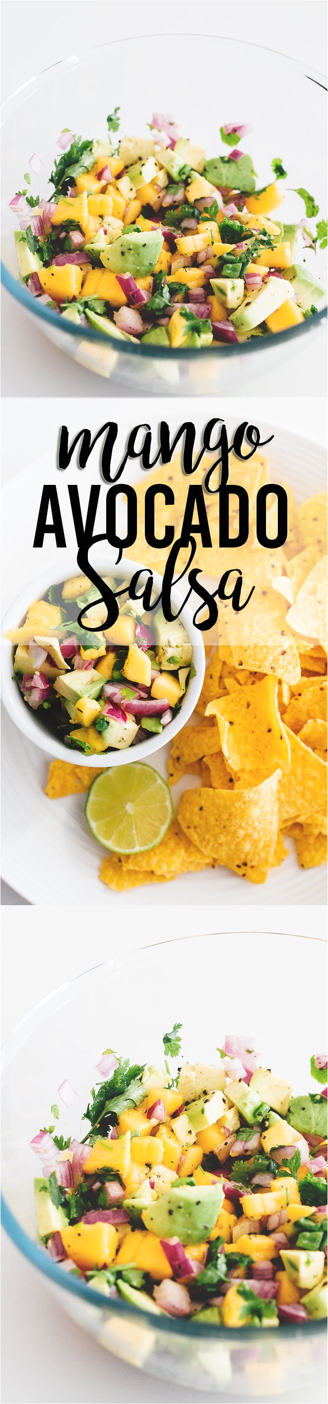 5 minute mango avocado salsa