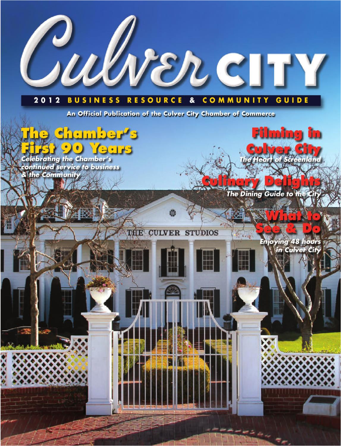 2012 culver city ca chamber directory by chamber marketing partners inc issuu