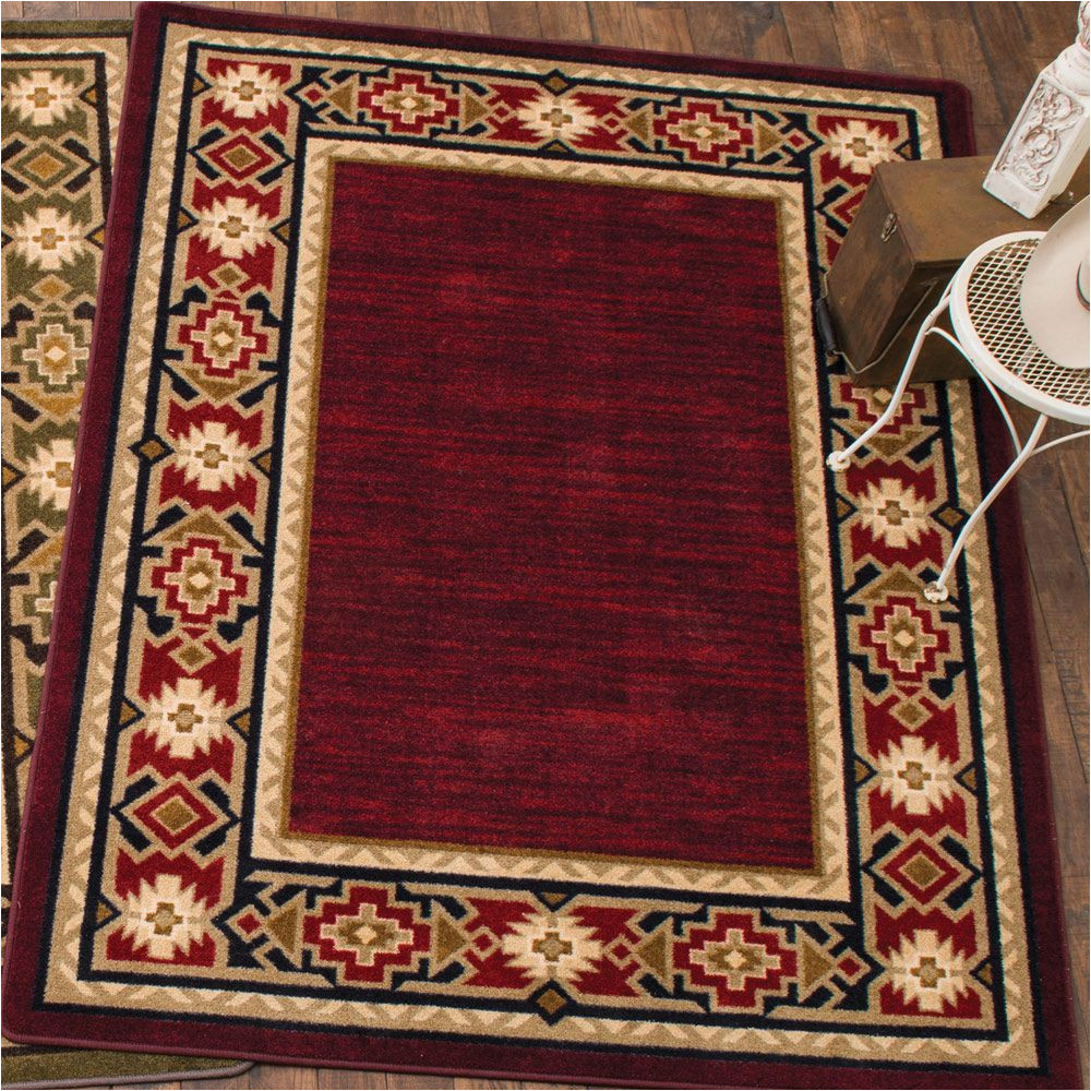 Rustic Texas Star area Rugs Rancho Rosa Rug 3 X 4 townhouse and House