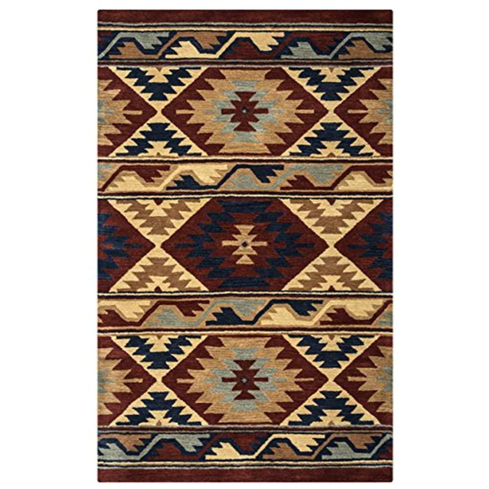 su2253 southwest 5 feet by 8 feet area rug red by rizzy home