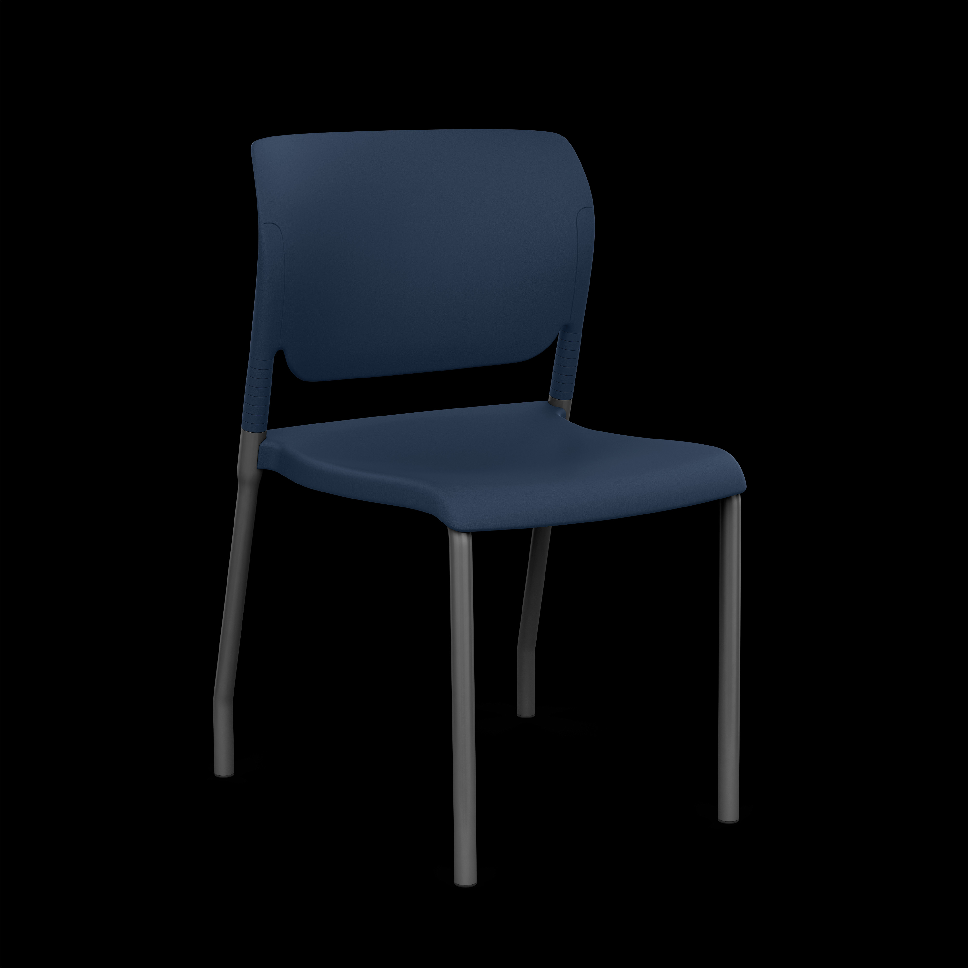 inflex plastic side chair armless