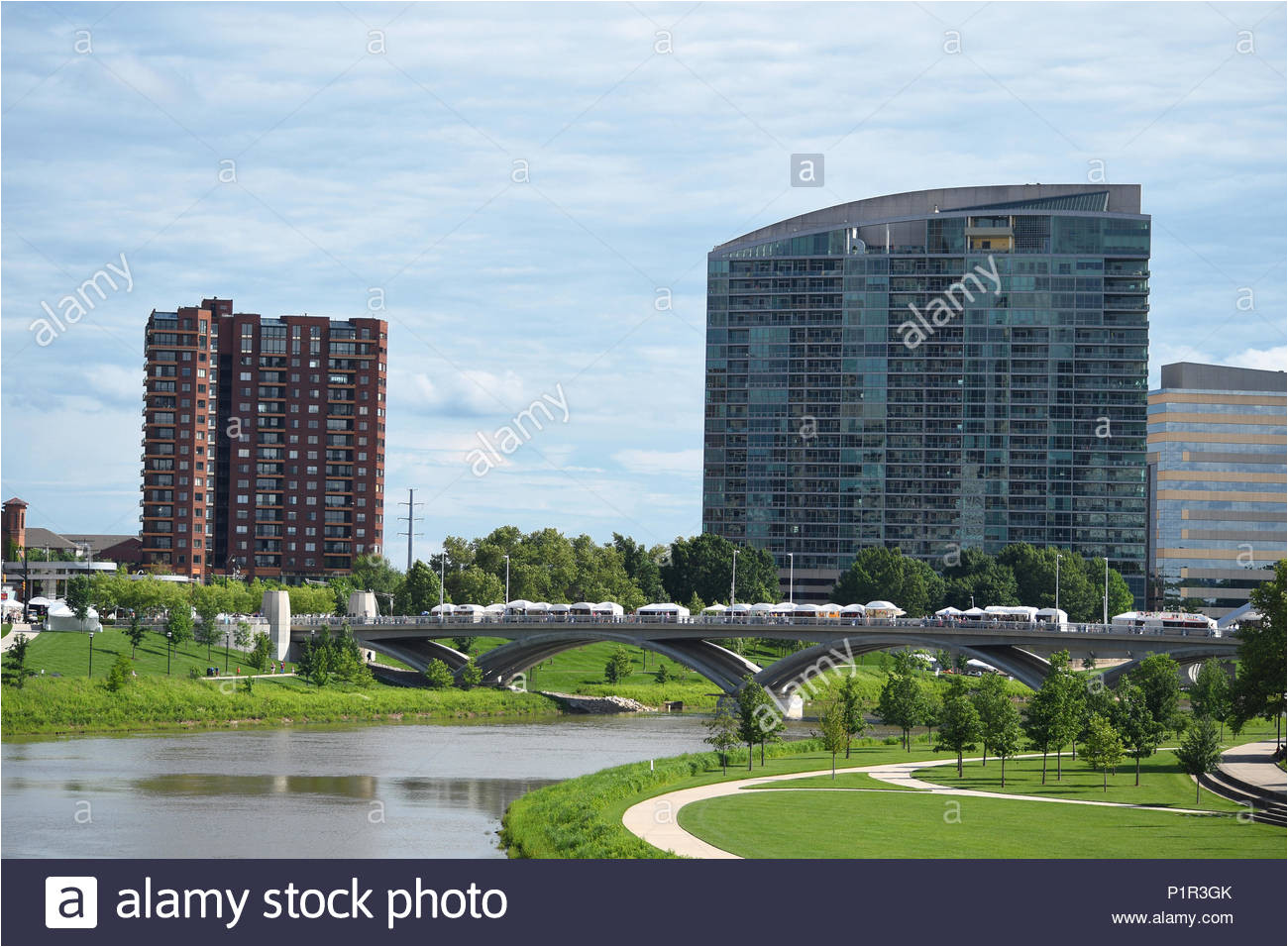 columbus ohio arts festival stockbild