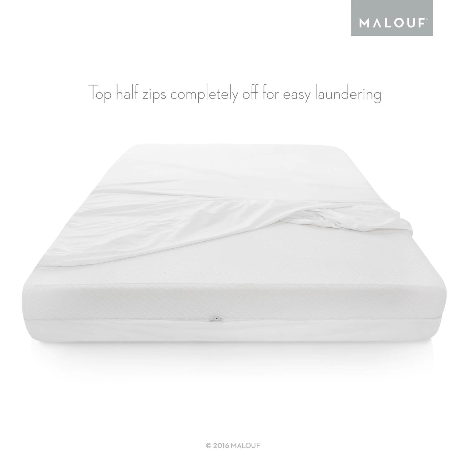 amazon com malouf sleep tite encase hd lab certified bed bug proof mattress encase hdment protector hypoallergenic 100 waterproof 15 year warranty