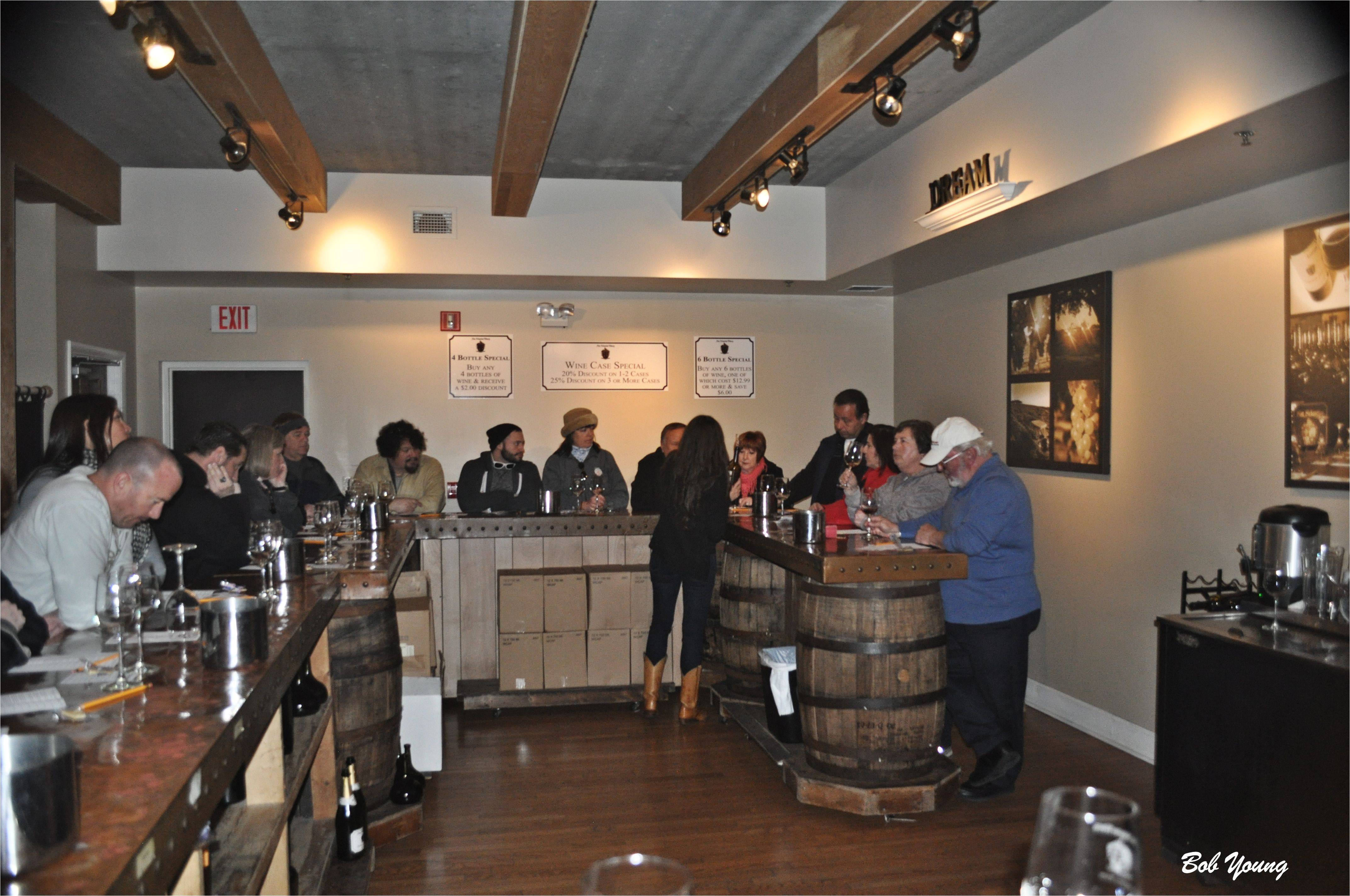 the tasting room at san sebastian winery in st augustine fl