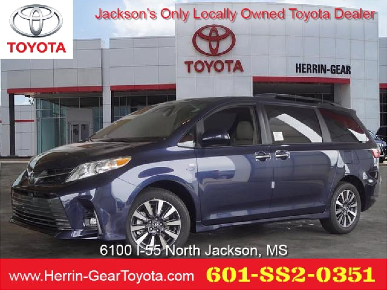 Storage Facilities In Jackson Ms 2019 toyota Sienna Xle 5tddz3dc1ks218428 Herrin Gear toyota