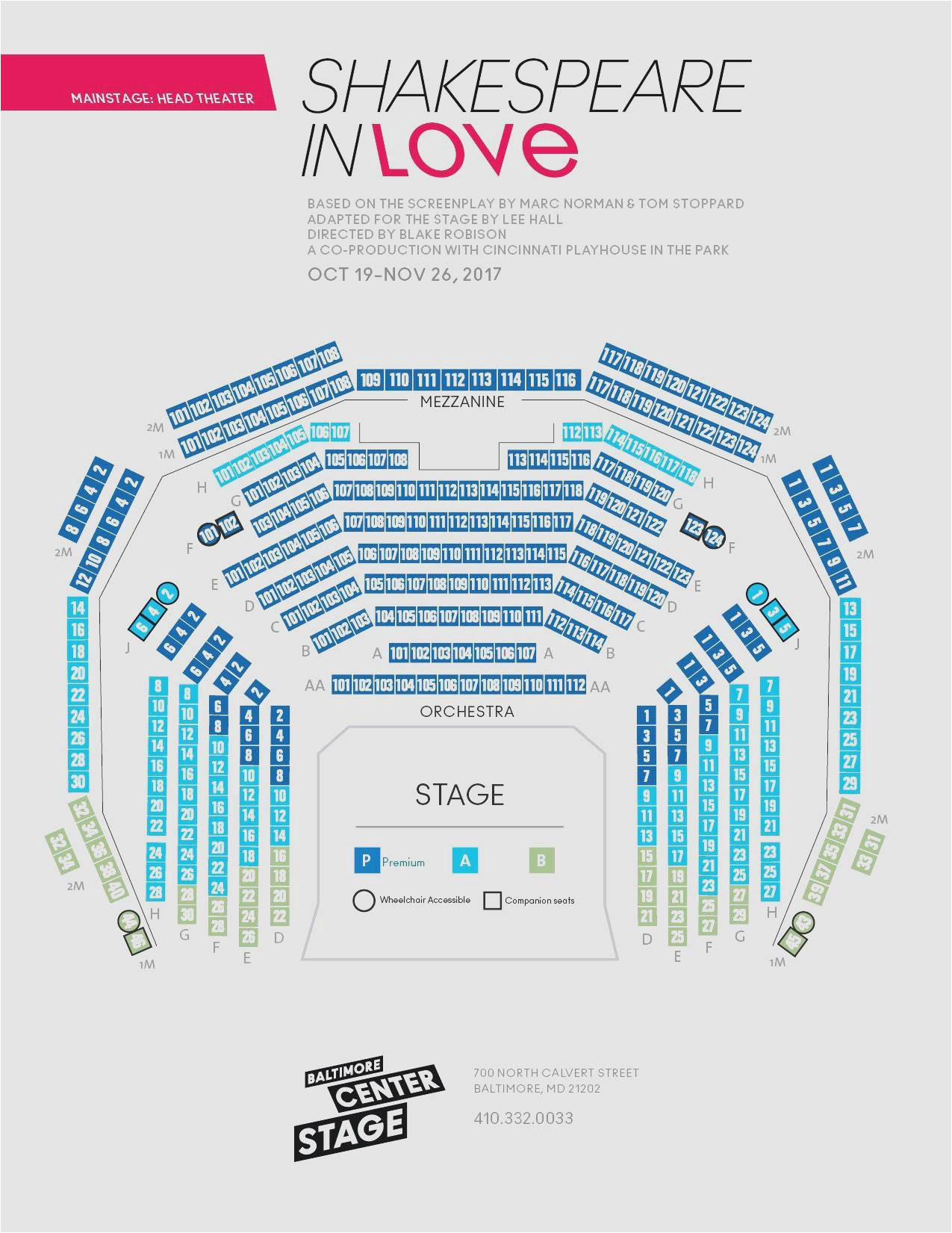 straz center gallery seating best of playhouse in the park seating chart