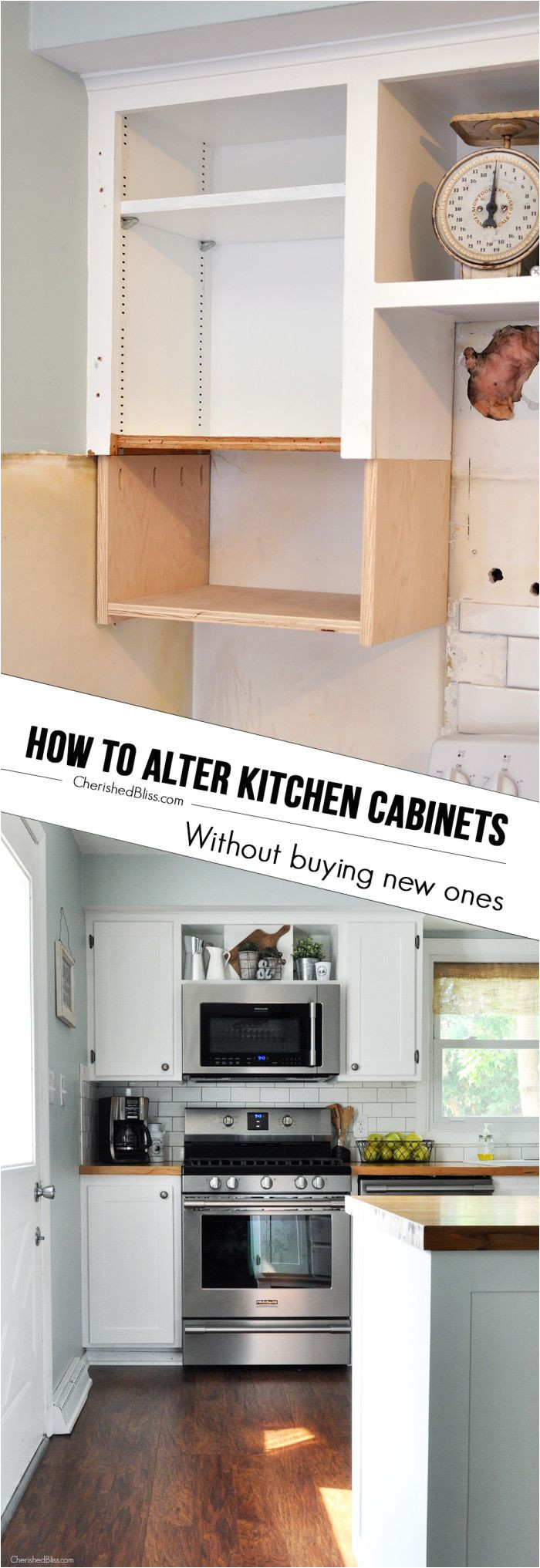 with this tutorial you will learn how to cut down a cabinet and alter the appearance