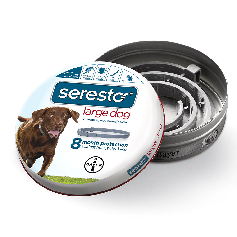 seresto flea and tick prevention collar for large dogs 8 month flea and tick prevention walmart com