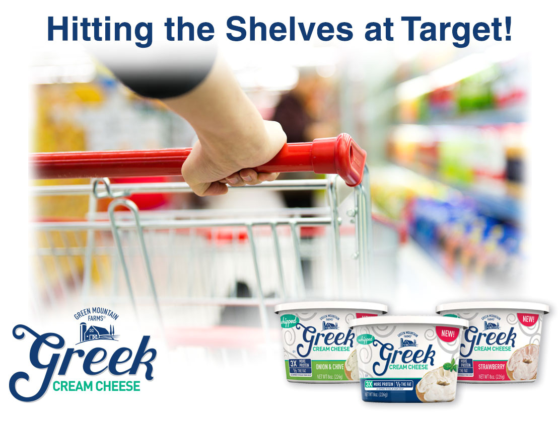 greek cream cheese hitting the shelves at target