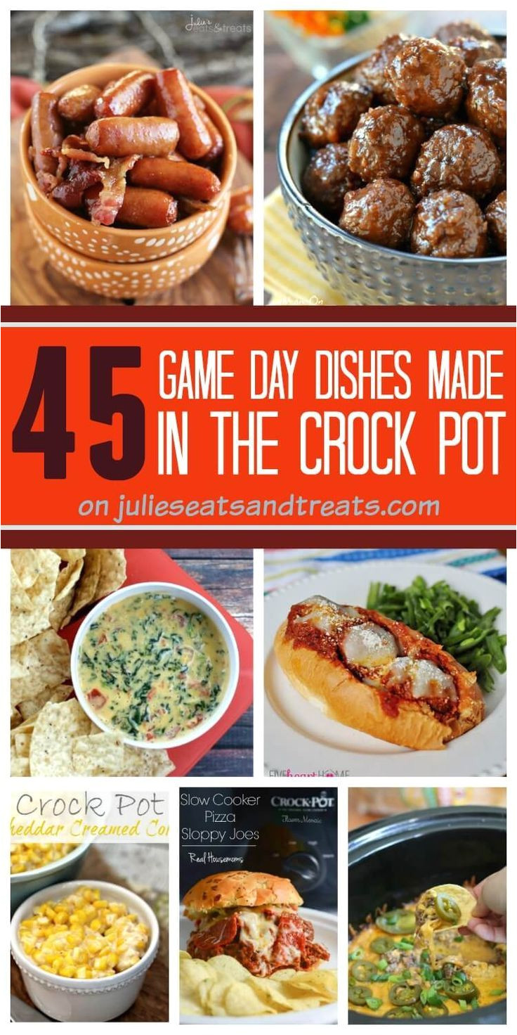 45 delicious game day recipes that are made in your crock pot sandwiches dips