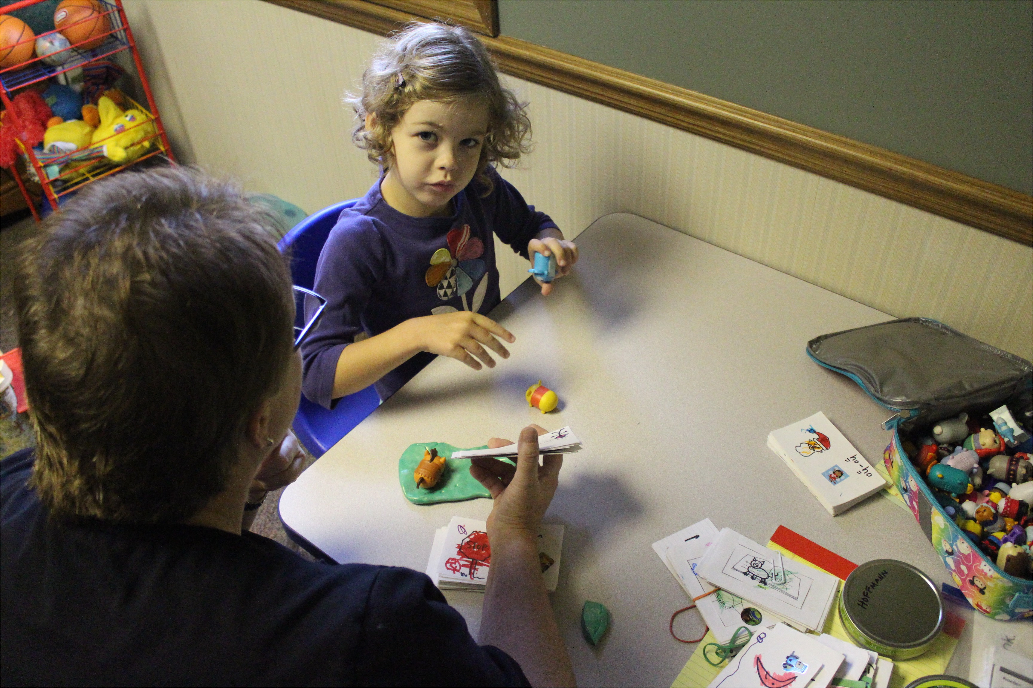 maria at therapy table