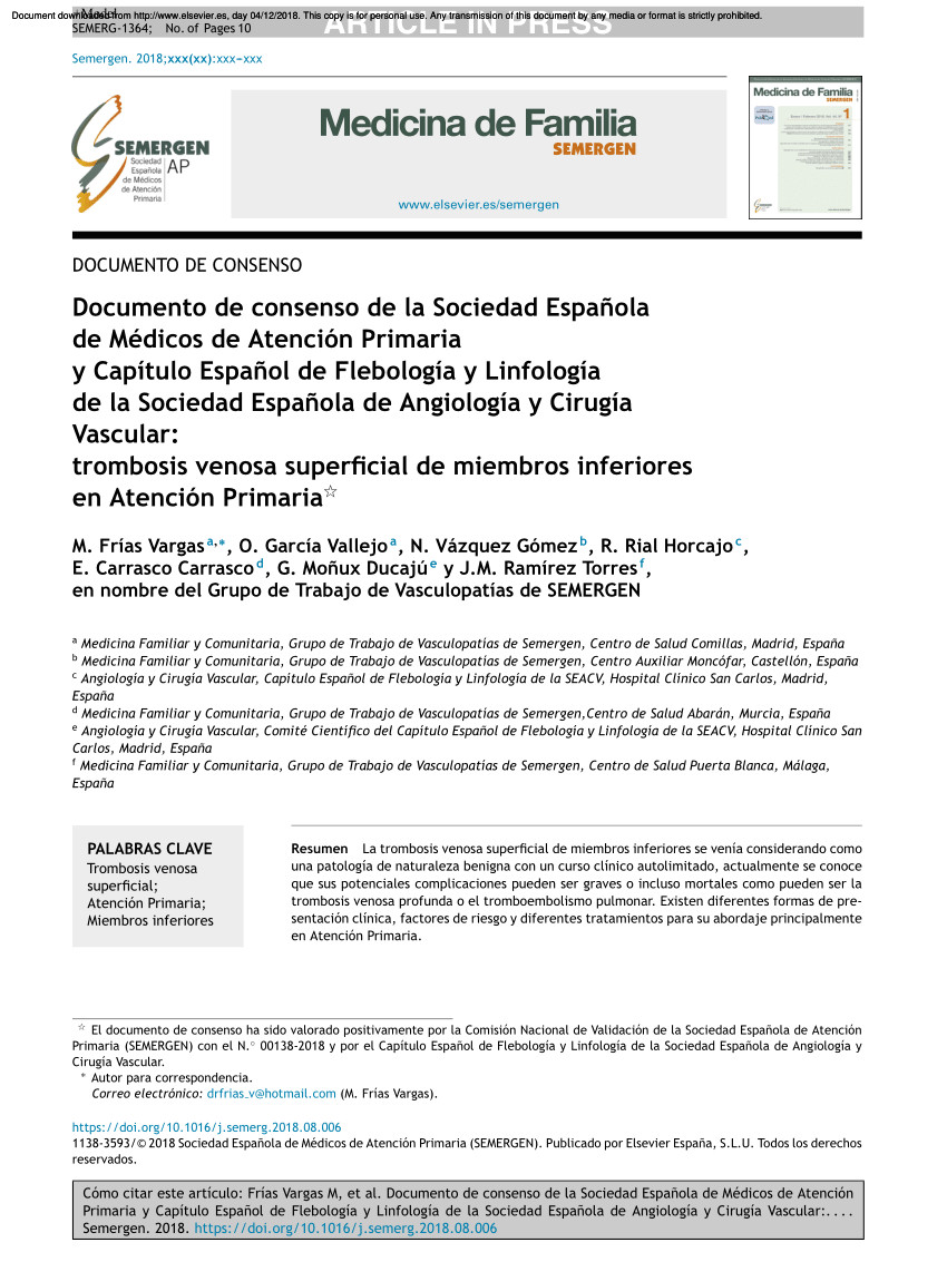 pdf fondaparinux for the treatment of superficial vein thrombosis in the legs