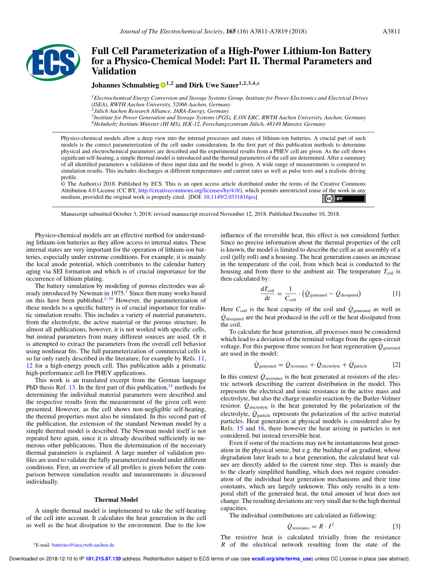 low temperature charging of lithium ion cells part i electrochemical modeling and experimental investigation of degradation behavior request pdf