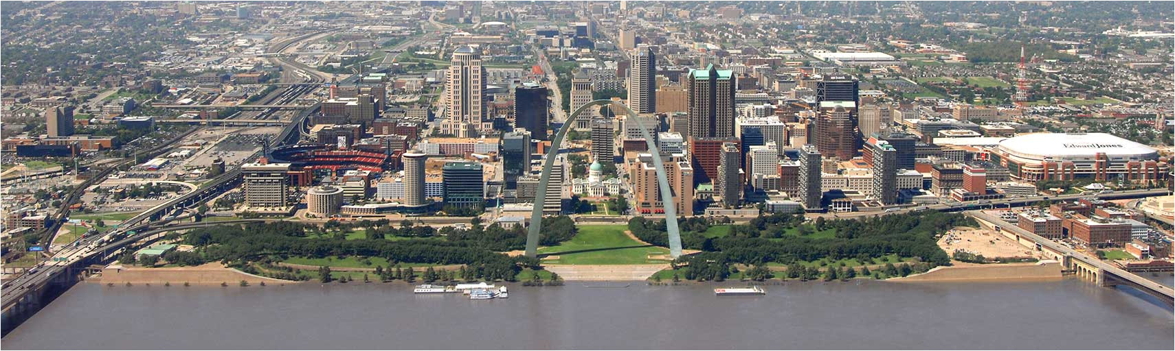 searchable map and satellite view of saint louis missouri