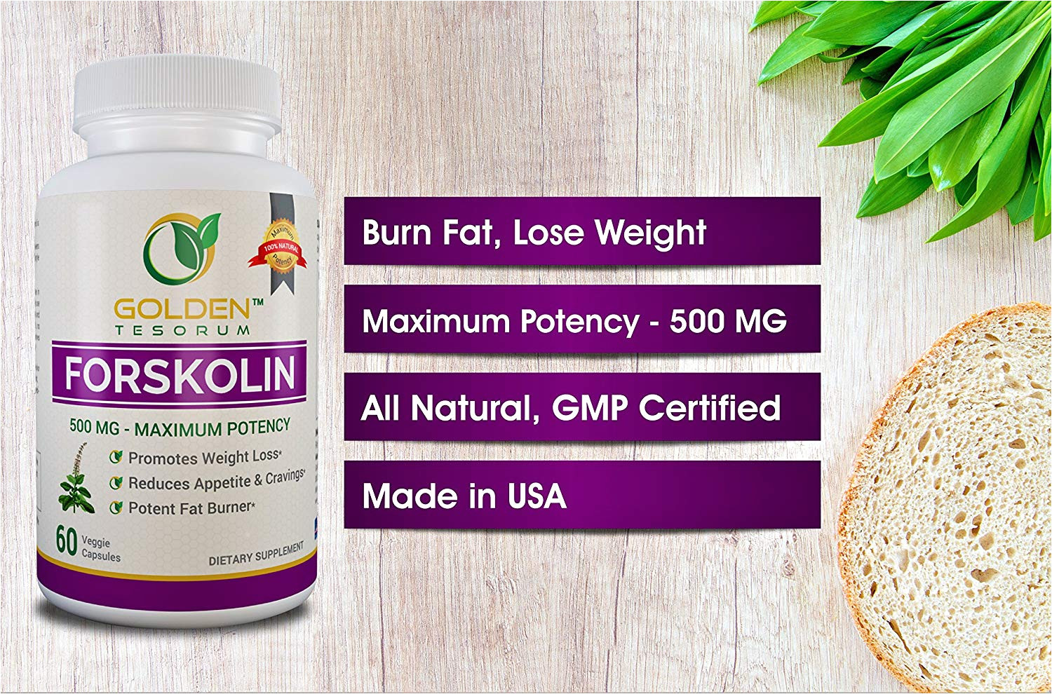 amazon com 100 pure forskolin extract for weight loss maximum strength 500mg coleus forskohlii supplement appetite suppressant potent fat burner for
