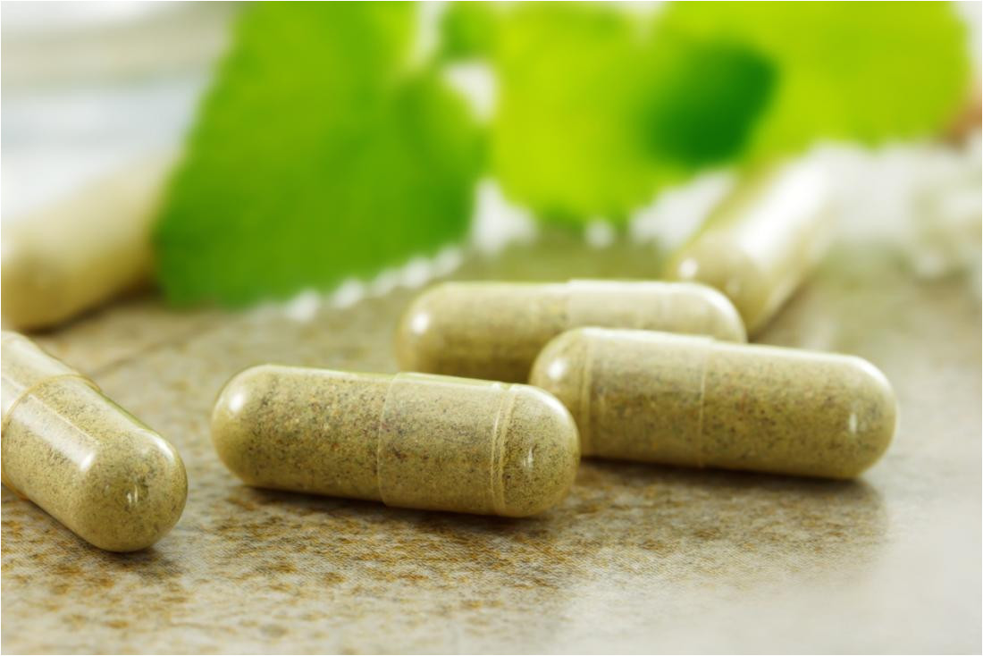 supplementary herbal medicine in pill capsules