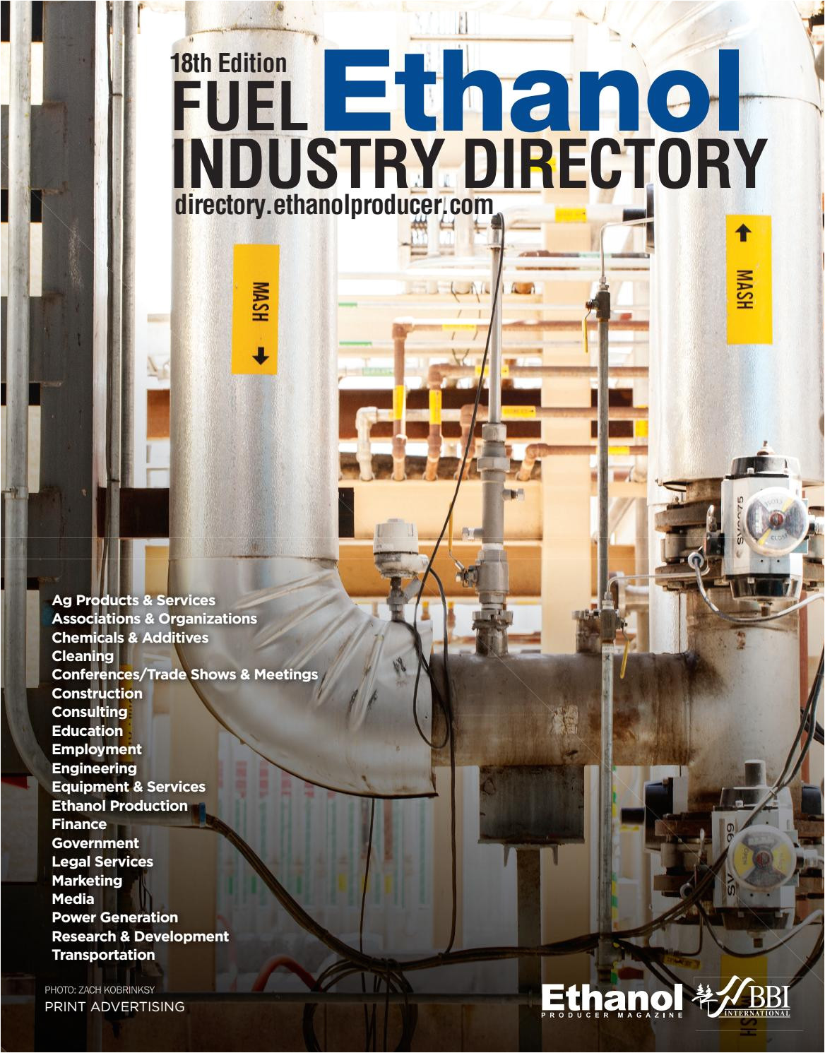 fuel ethanol industry directory 2018 18th edition by bbi international issuu