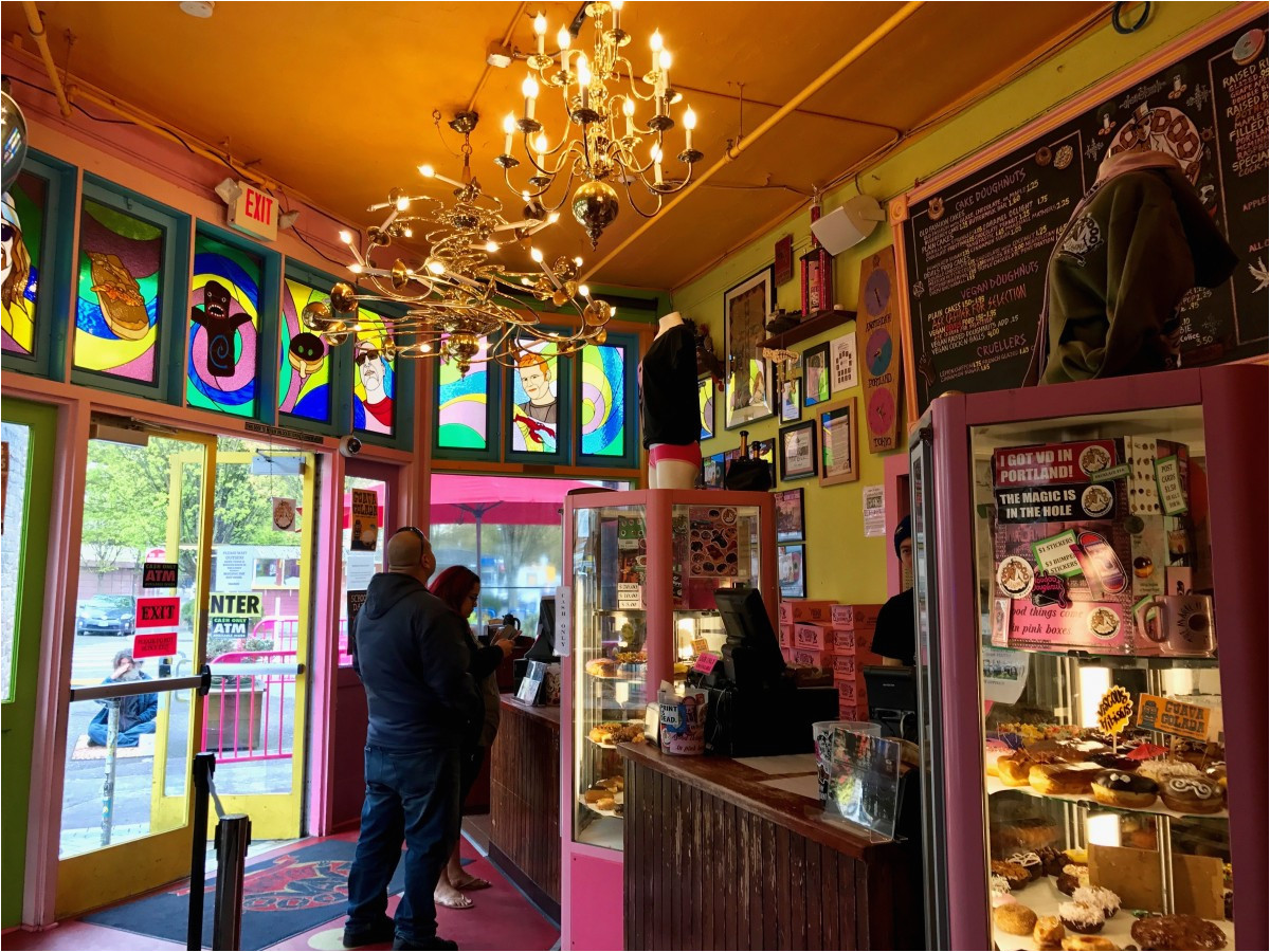 7 things to do in portland oregon eat a voodoo doughnut in the first unmistakable store