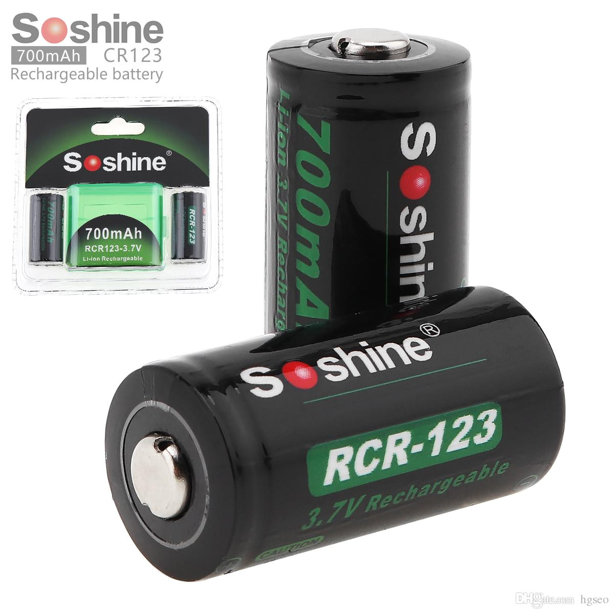 brand new soshine rcr 123 16340 700mah li ion rechargeable battery with battery case lfa 201 lr41 battery battery acid from hgseo 4 95 dhgate com