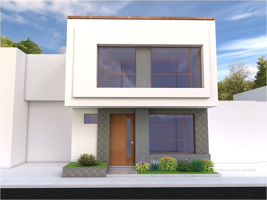 fachadas de casas modernas dos niveles disea o y planos casa