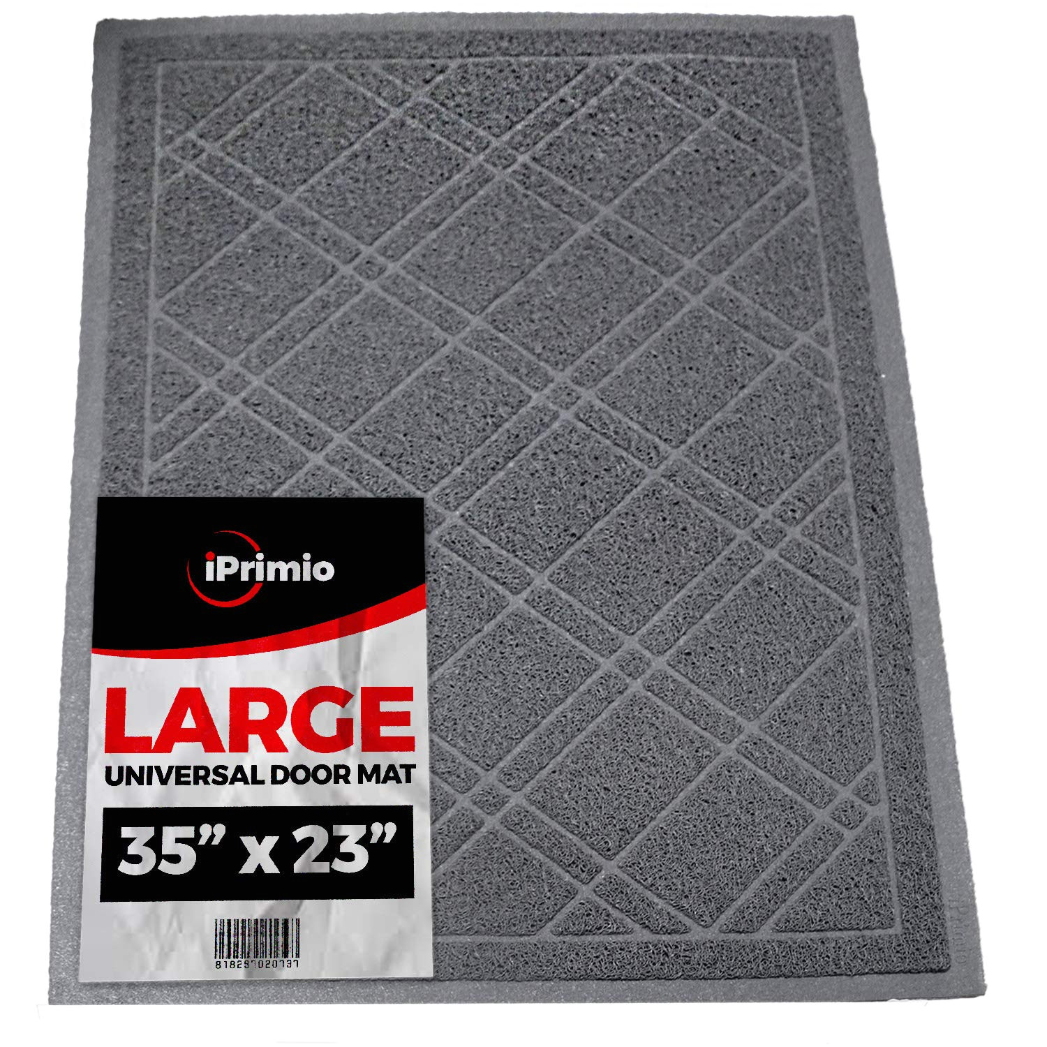 amazon com sliptogrip universal door mat plaid design size 35 x 23 anti slip durable washable duraloop mesh entrance outdoor indoor welcome