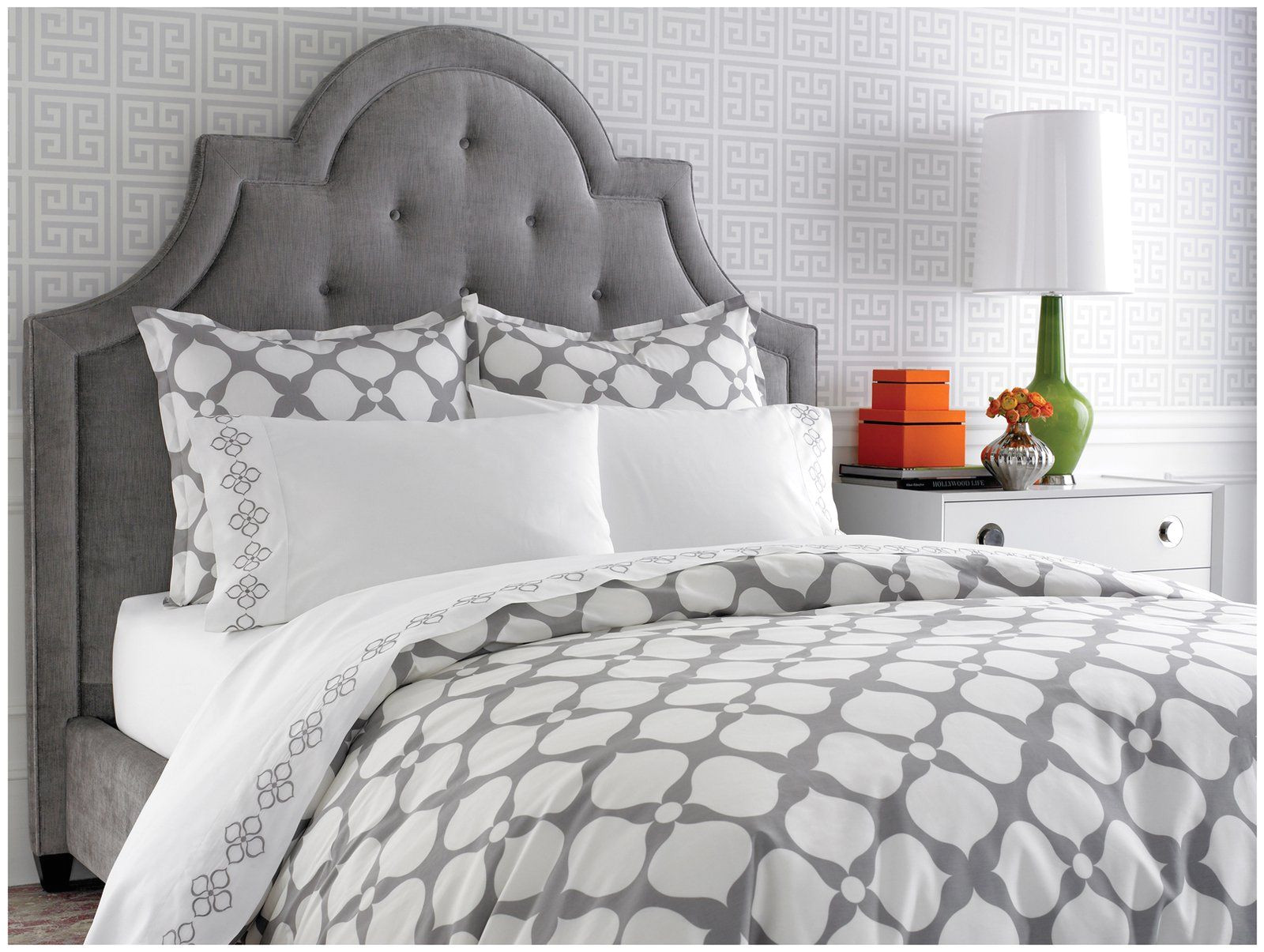 jonathan adler hollywood duvet cover but mostly i love that headboard