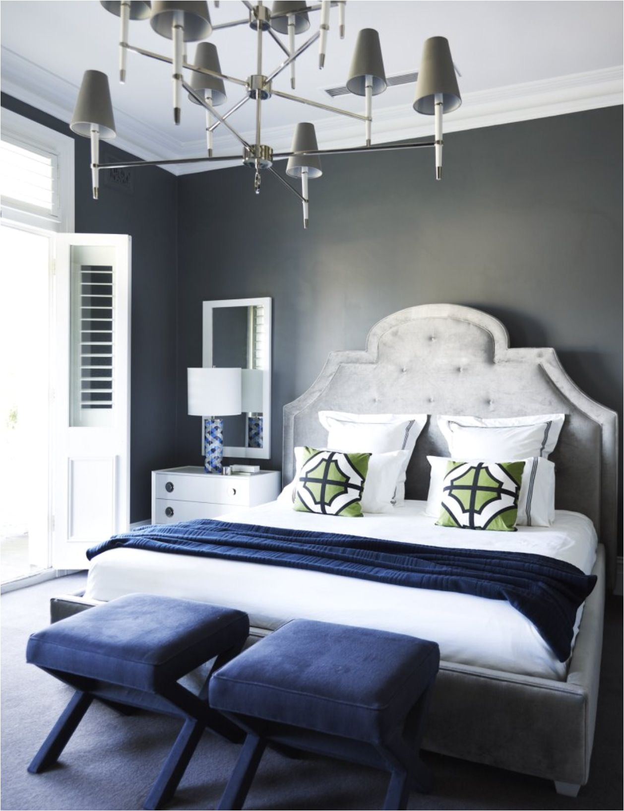 What Color Furniture Goes with Dark Grey Headboard Flip Flop Walls and Headboard Light Grey Paint with Darker Grey