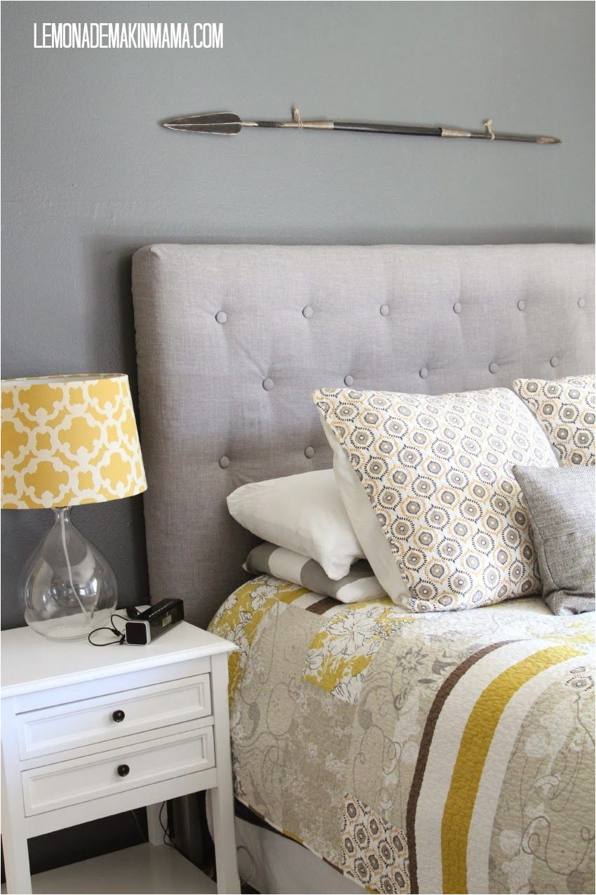 make a diy tufted headboard the easy cheater s way lemonade makin mama