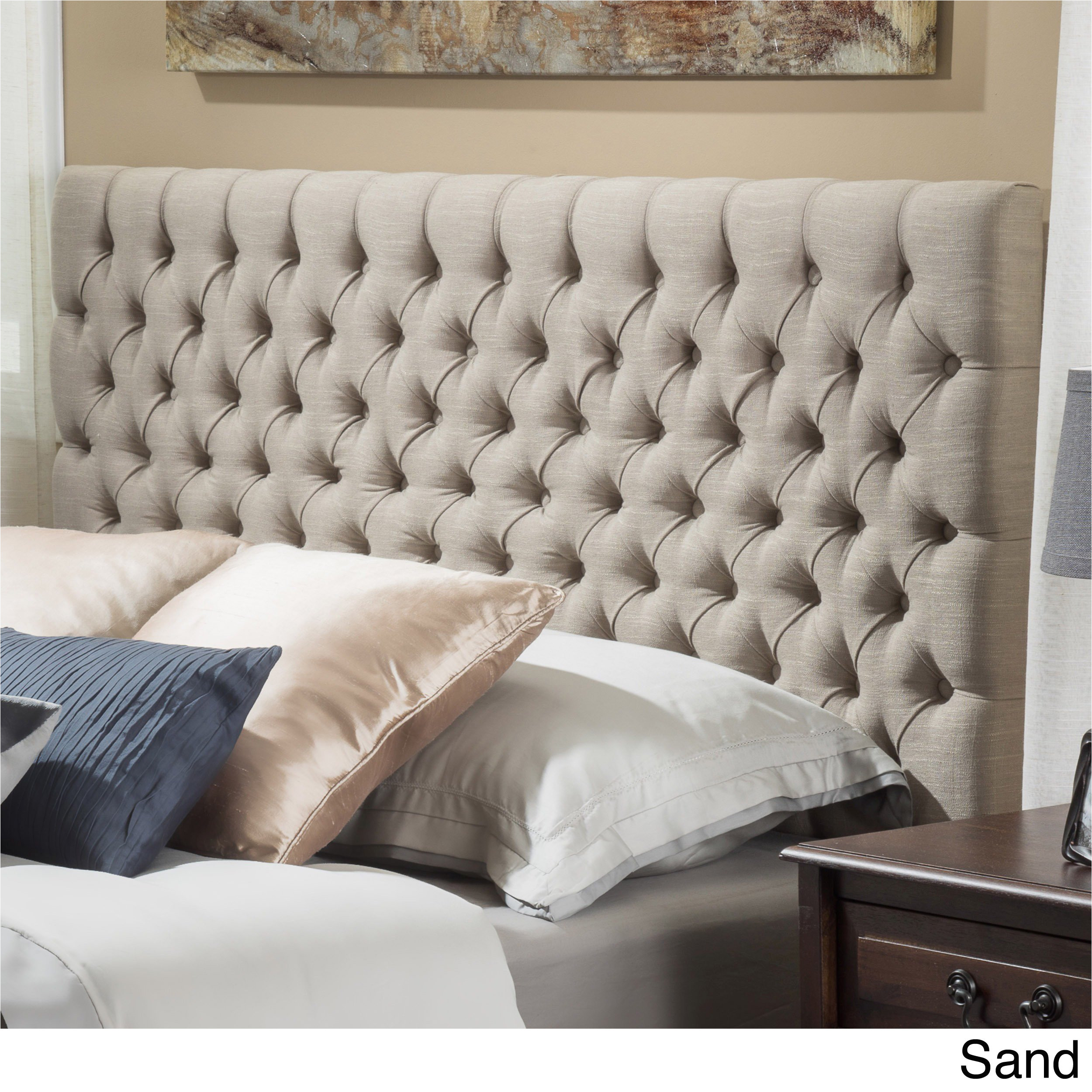 shop jezebel adjustable full queen button tufted headboard by christopher knight home free shipping today overstock com 8614388